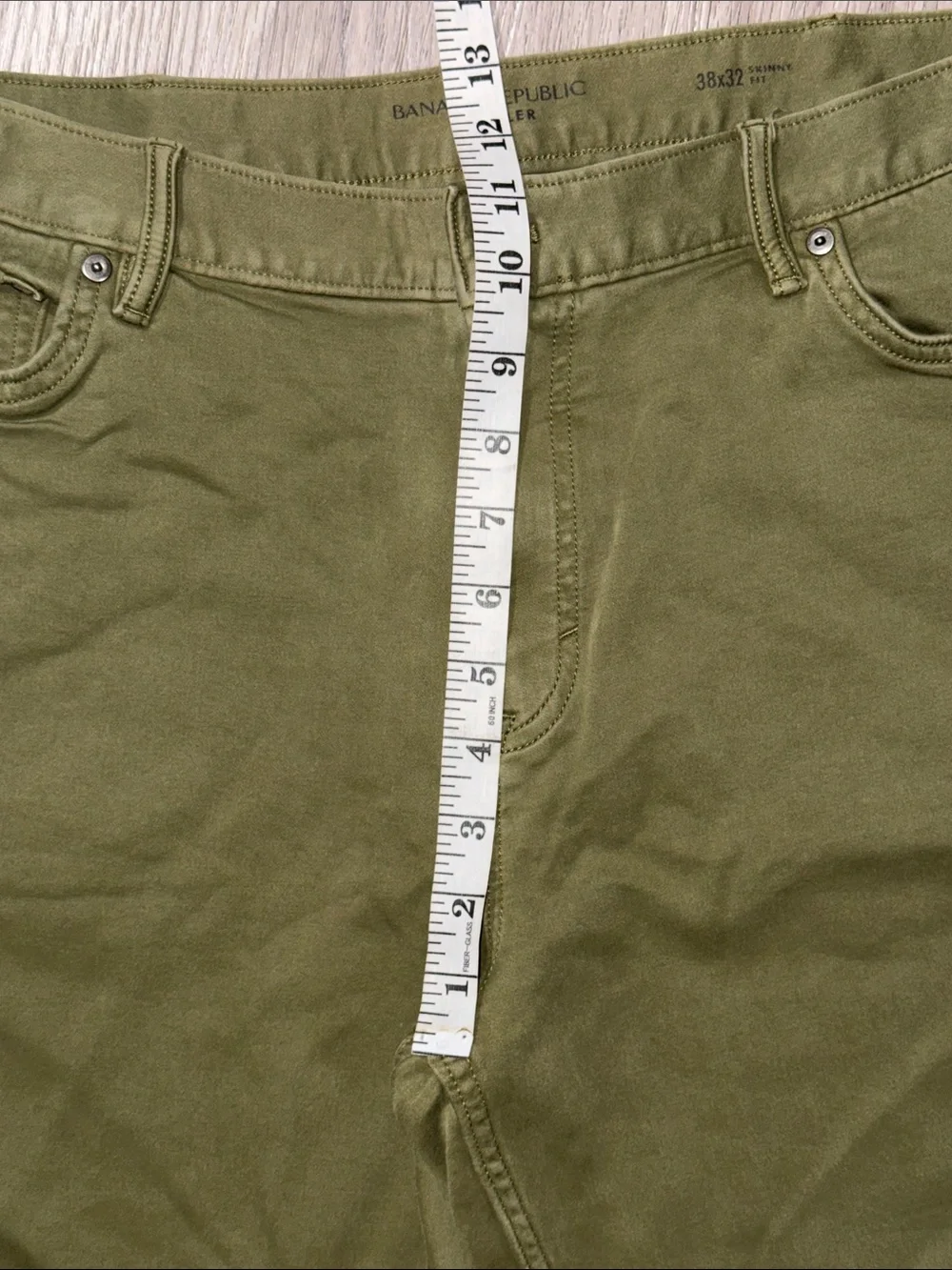 Banana Republic traveler Olive Skinny Fit Size 38x32